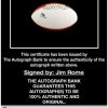 Jim Rome proof of signing certificate