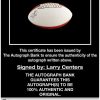 Larry Centers proof of signing certificate