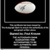 Paul Krause proof of signing certificate