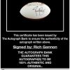 Rich Gannon proof of signing certificate