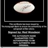 Rod Woodson proof of signing certificate
