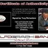 Tony Richardson proof of signing certificate