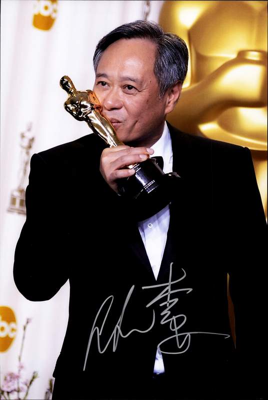 Ang Lee authentic signed 10x15 picture