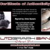 Aries Spears certificate of authenticity from the autograph bank