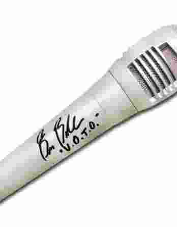Bruce Buffer authentic signed mic