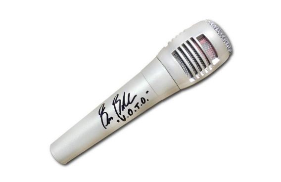 Bruce Buffer authentic signed mic
