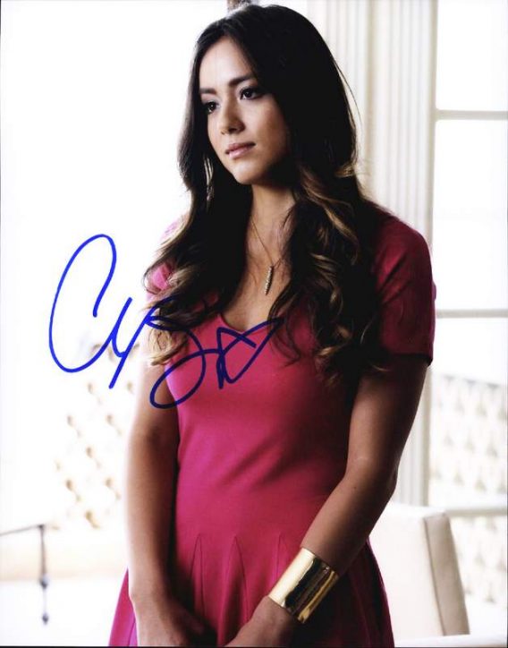 Chloe Bennet authentic signed 8x10 picture