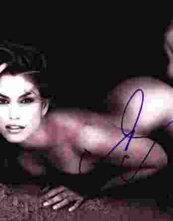 Cindy Crawford authentic signed 10x15 picture