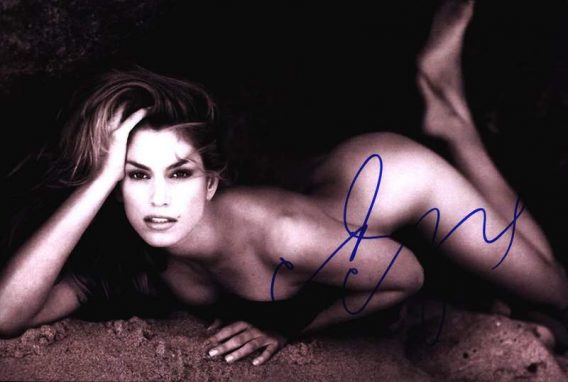 Cindy Crawford authentic signed 10x15 picture