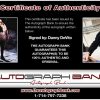 Danny Devito certificate of authenticity from the autograph bank
