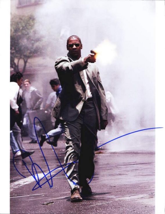 Denzel Washington authentic signed 10x15 picture
