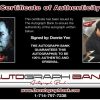 Donnie Yen certificate of authenticity from the autograph bank