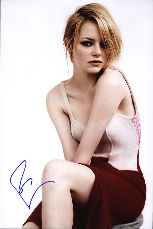 Emma Stone authentic signed 10x15 picture