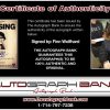 Finn Wolfhard certificate of authenticity from the autograph bank