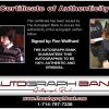 Finn Wolfhard certificate of authenticity from the autograph bank
