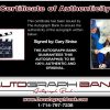 Gary Sinise certificate of authenticity from the autograph bank