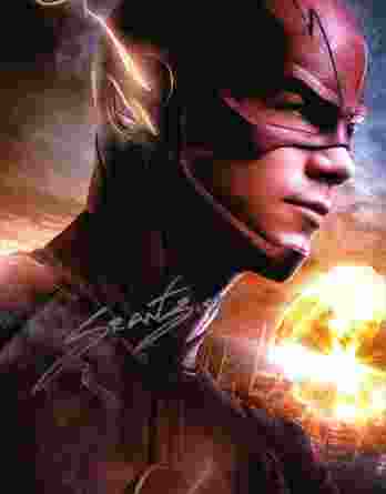 Grant Gustin authentic signed 10x15 picture