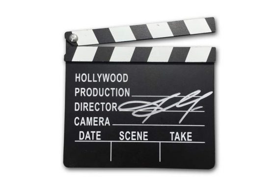 Jason Momoa authentic signed directors clapboard