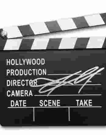 Jason Momoa authentic signed directors clapboard