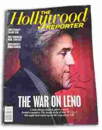 Jay Leno authentic signed magazine