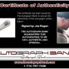 Joe Rogan certificate of authenticity from the autograph bank