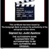 Judd Apatow certificate of authenticity from the autograph bank