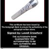 Lavell Crawford certificate of authenticity from the autograph bank