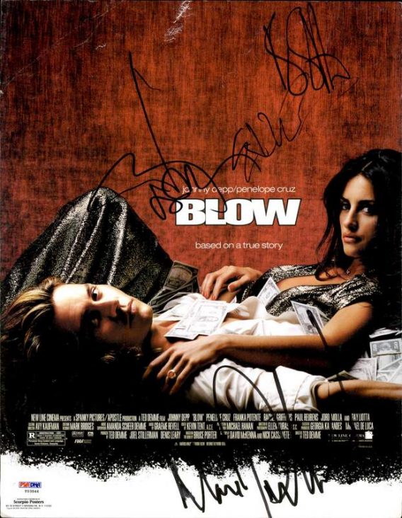 Movie Blow authentic signed 11x14 picture