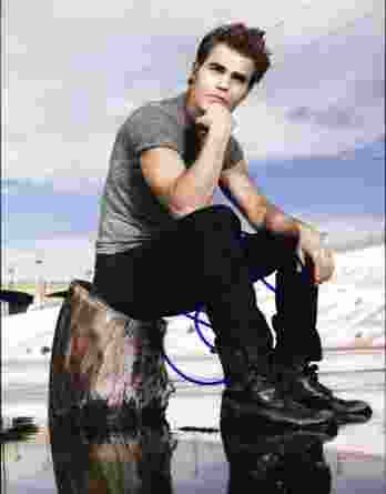 Paul Wesley authentic signed 10x15 picture