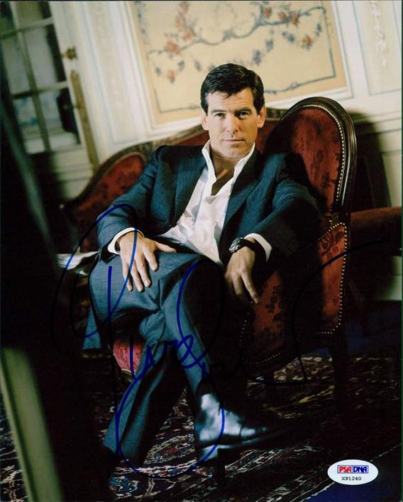 Pierce Brosnan authentic signed 8x10 picture