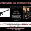 Steven Bauer certificate of authenticity from the autograph bank