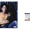 Steven Yeun certificate of authenticity from the autograph bank
