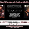 Timothy Busfield certificate of authenticity from the autograph bank