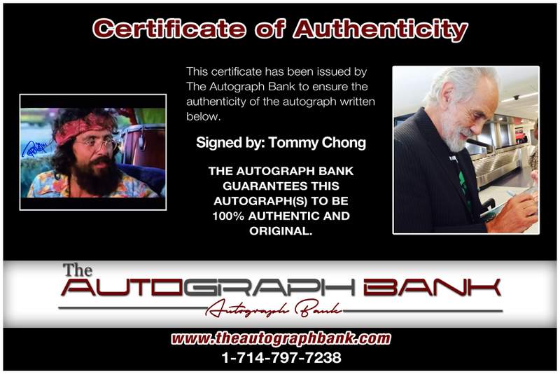 Tommy Chong signed AUTHENTIC 8x10|Free Ship|The Autograph Bank
