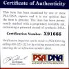 Chris Messina certificate of authenticity from the autograph bank