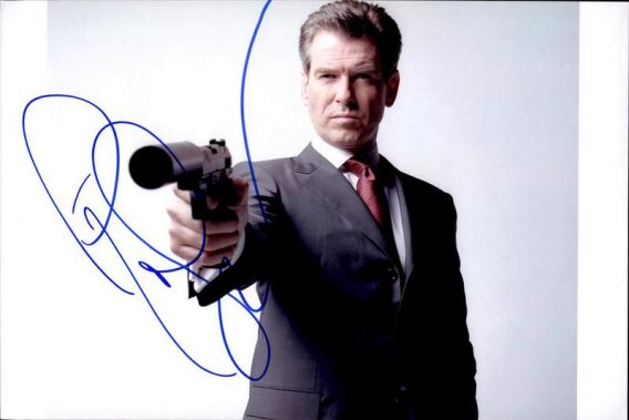 Pierce Brosnan authentic signed 10x15 picture
