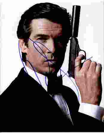Pierce Brosnan authentic signed 10x15 picture