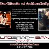Whitney Cummings certificate of authenticity from the autograph bank
