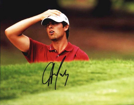 Aaron Baddeley authentic signed 8x10 picture