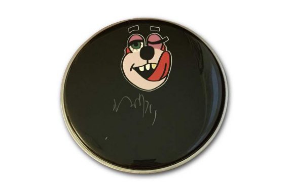 Billy Ray Cyrus authentic signed drumhead