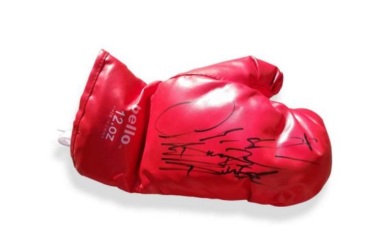 Deontay Wilder authentic signed boxing glove