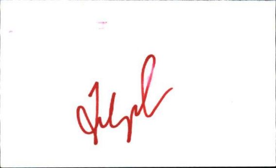 Fred Couples authentic signed note card