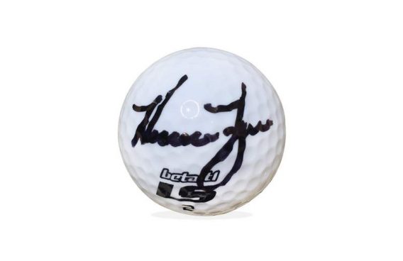 Harrison Frazar authentic signed golf ball