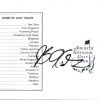 J. B. Holmes authentic signed Masters Score card