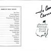 Joanne Carner authentic signed Masters Score card