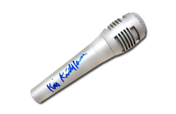 Kris Kristofferson authentic signed microphone