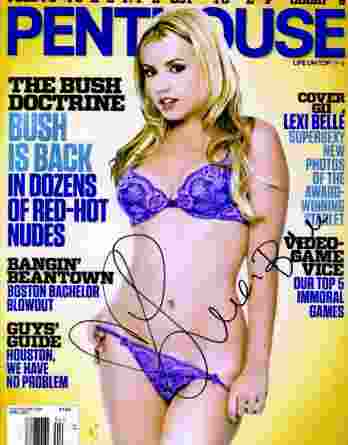 Lexi Belle authentic signed 10x15 picture