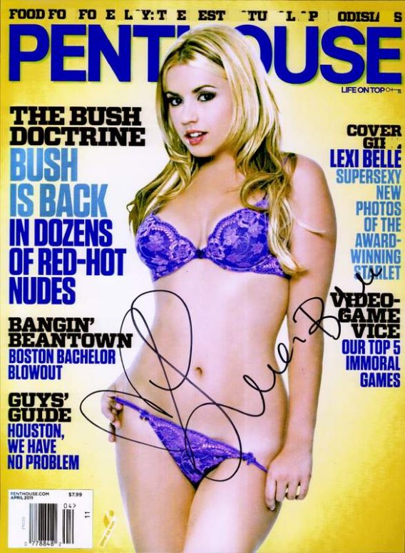 Lexi Belle authentic signed 10x15 picture