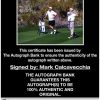 Mark Calcavecchia certificate of authenticity from the autograph bank