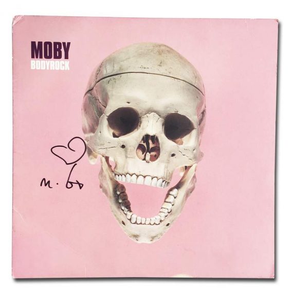 Moby authentic signed album